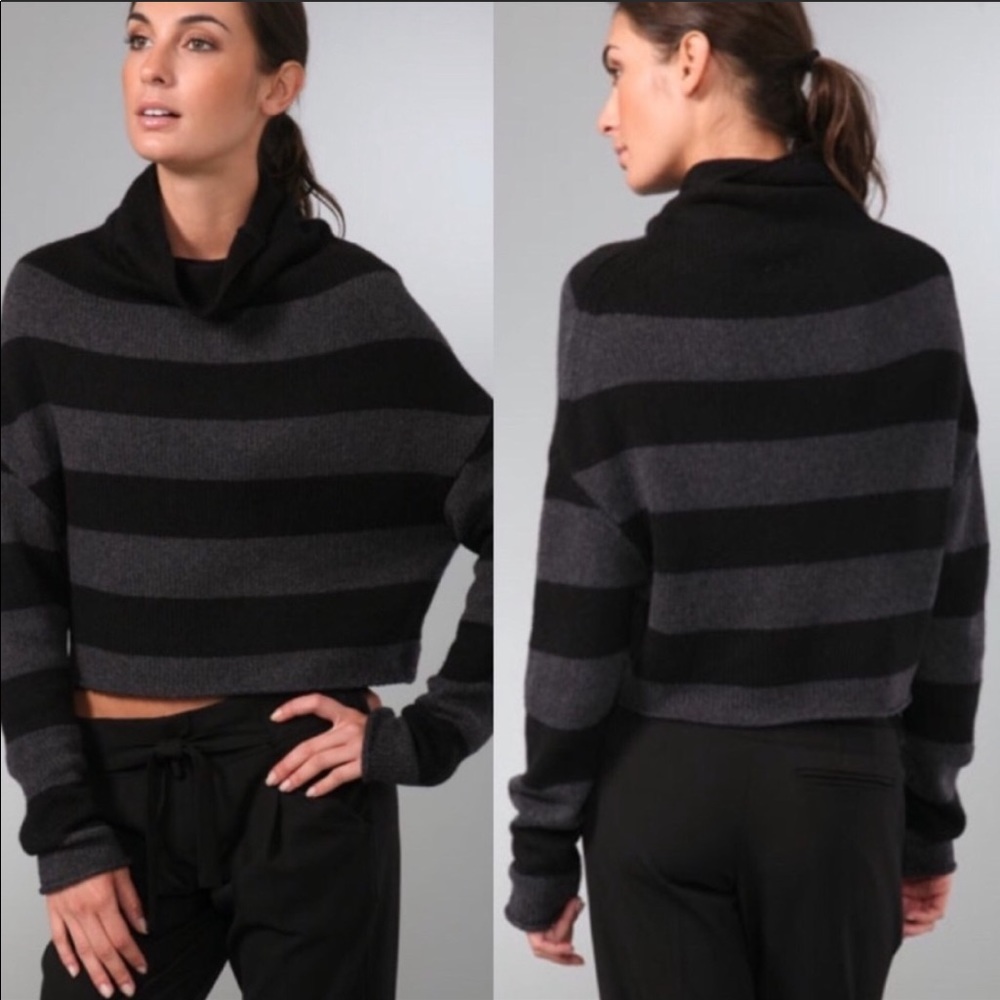 VINCE wool cropped cowl neck sweaters -S- like new